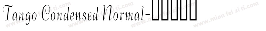 Tango Condensed Normal字体转换